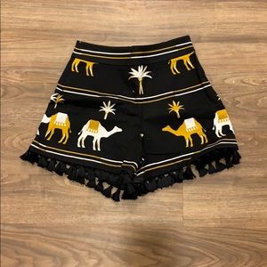 RARE Kate Spade camel shorts